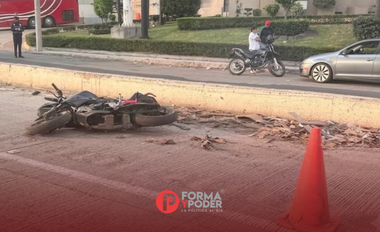 Una mujer fallece tras accidente de motocicleta en la autopista México-Puebla, a la altura de La María
