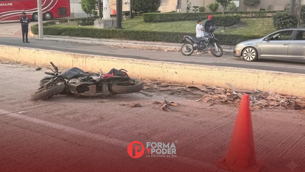 Una mujer fallece en accidente de motocicleta en la autopista México-Puebla, a la altura de La María