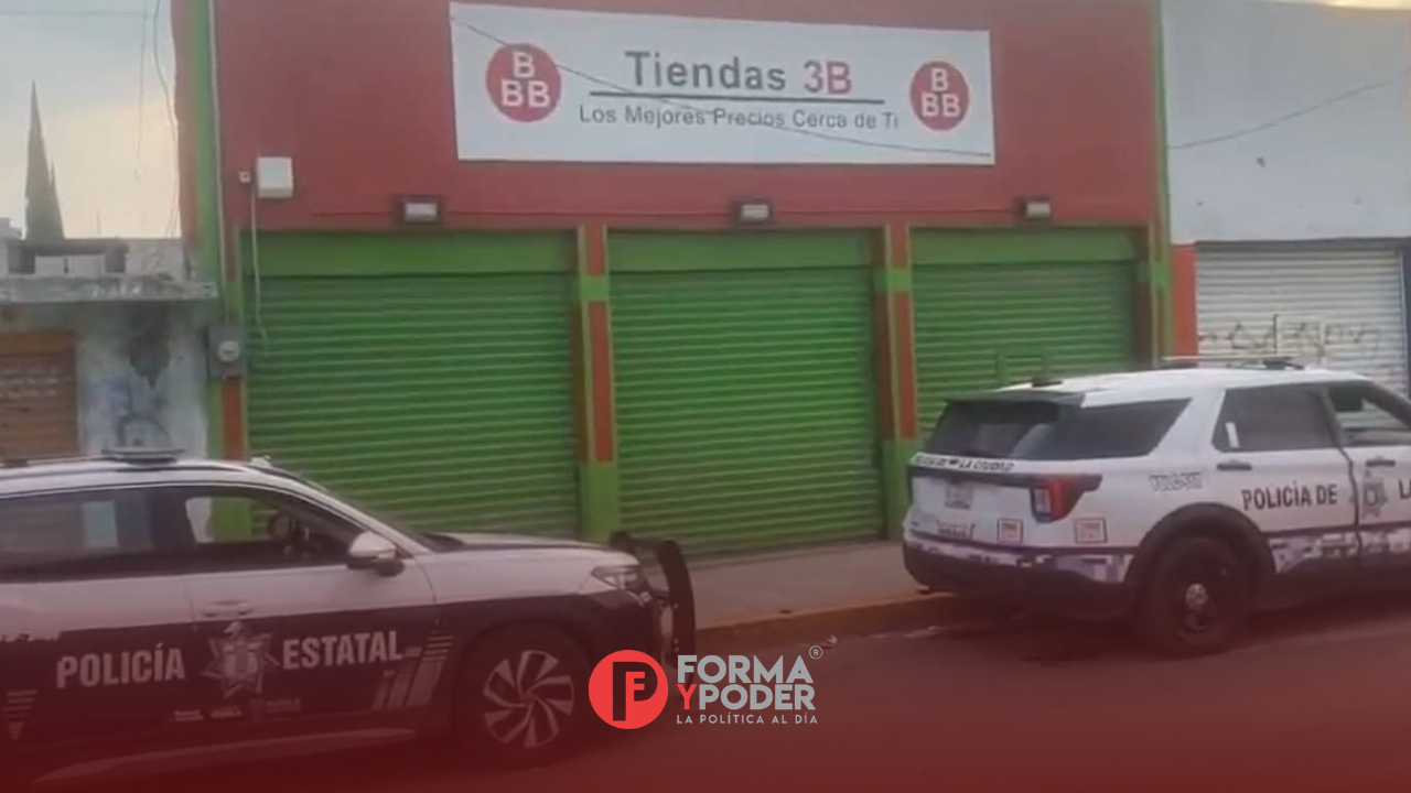 Reportan robo en tienda 3B en la colonia Guadalupe Hidalgo