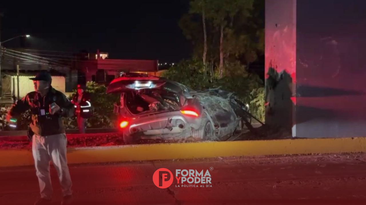 Cuatro personas pierden la vida en accidente automovilístico sobre la autopista México-Puebla