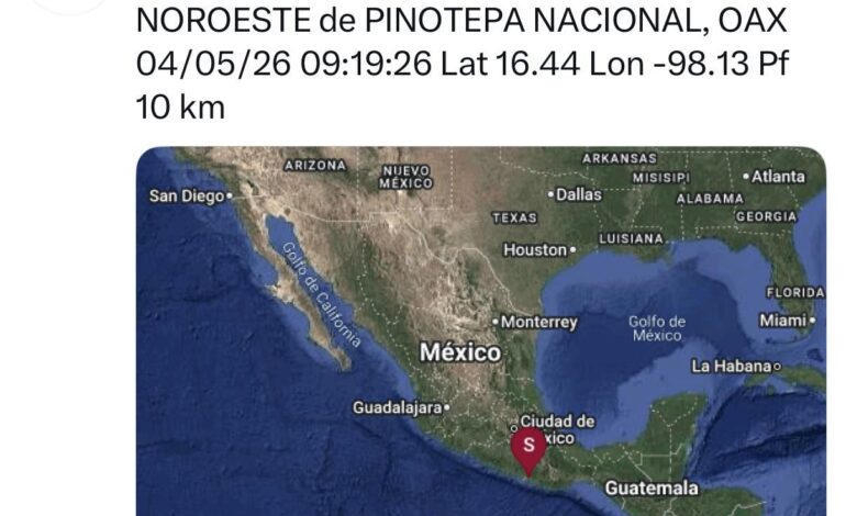 Protección Civil descarta afectaciones en Puebla tras sismo de magnitud 6.0