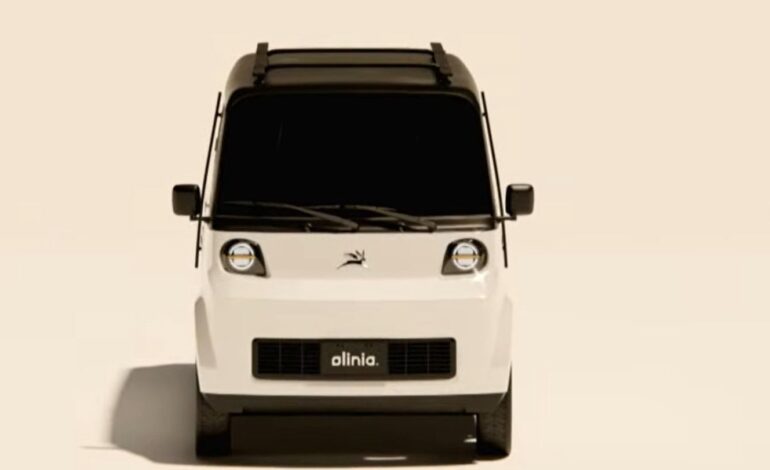 Vehiculo electrico Olinia iniciará su construcción a gran escala en 2027