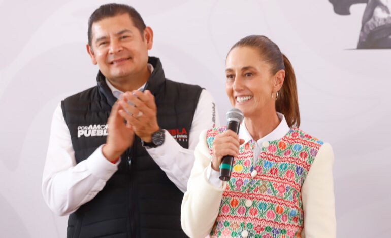 Claudia Sheinbaum respalda industria en producción de paneles solares en Puebla