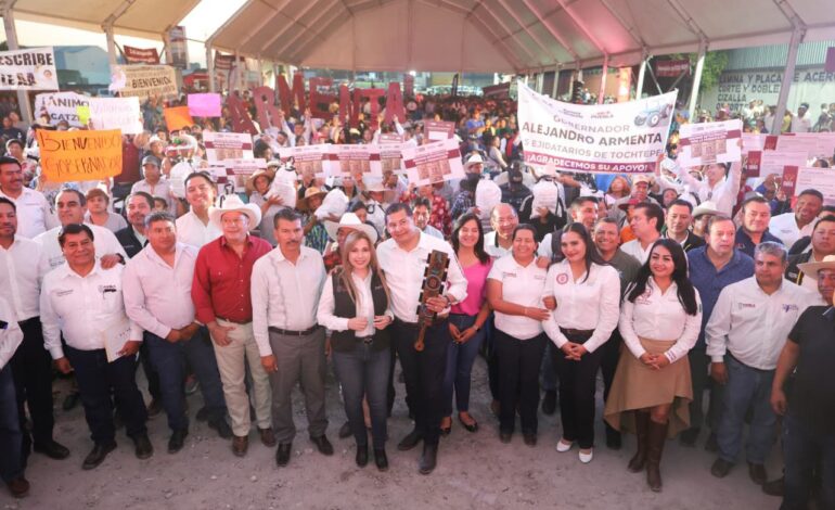 Alejandro Armenta da inicio a modernización de la carretera federal San Hipólito-Xalapa