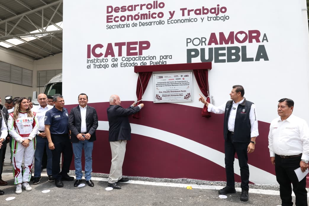 Gobierno de Puebla inaugura el primer centro de capacitación de operadores