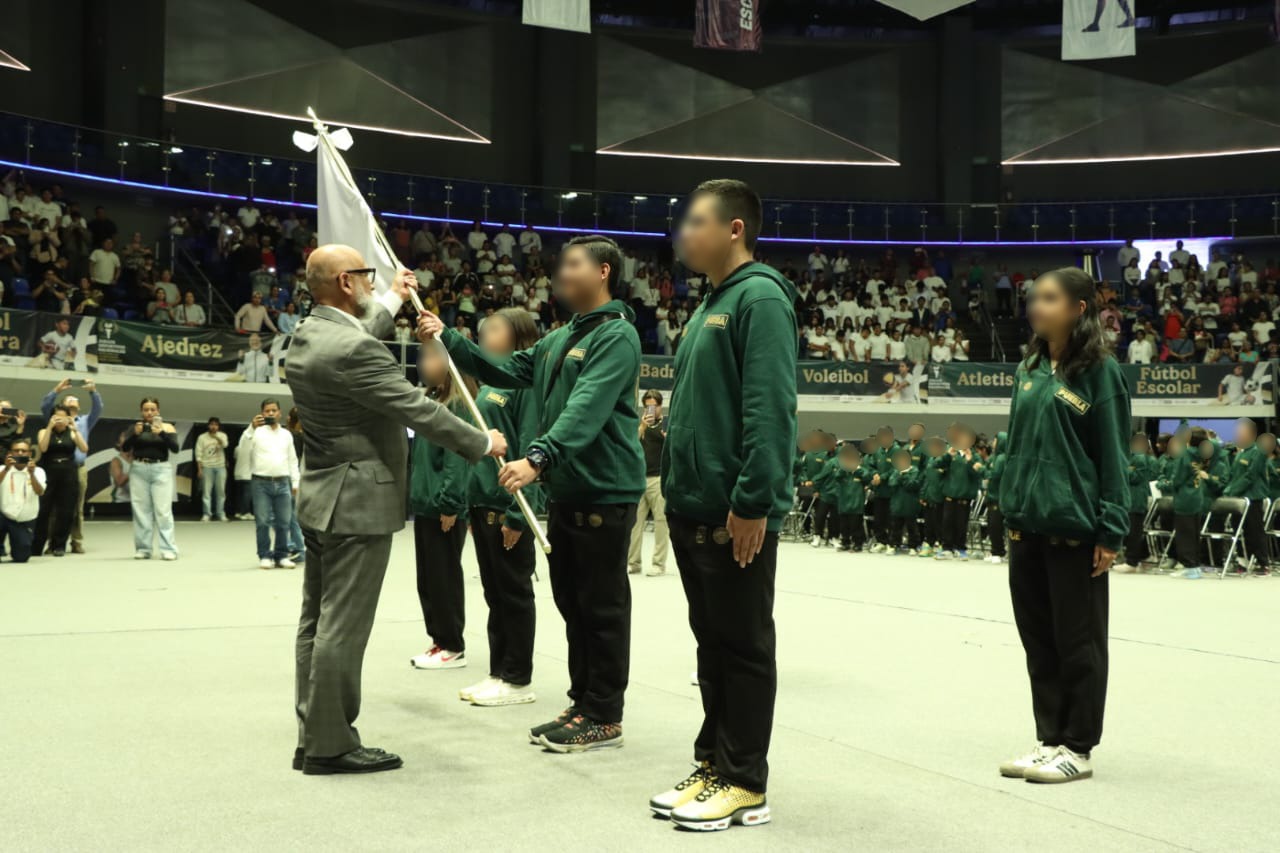 Realiza SEP abanderamiento de delegación para Juegos Deportivos Nacionales Escolares