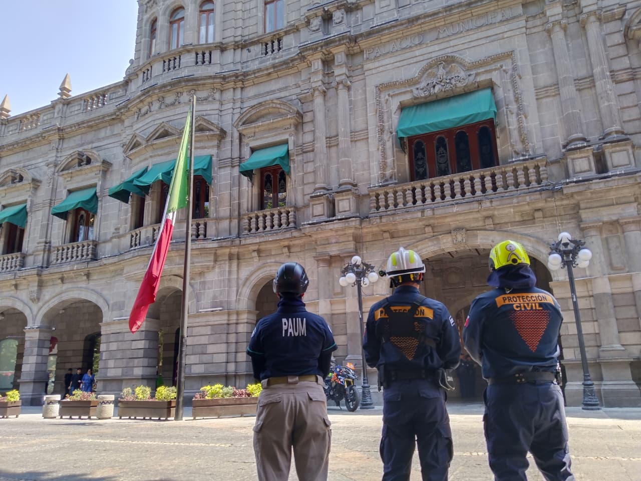 Ayuntamiento de Puebla participa en el 1er. Simulacro Nacional 2026 en el Centro Histórico