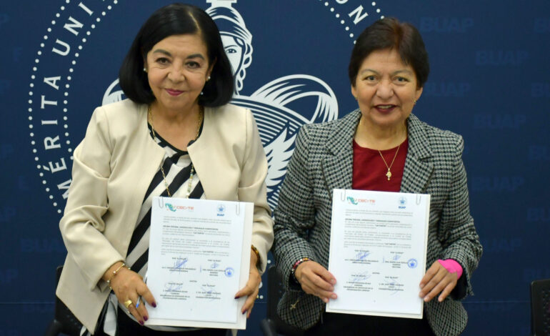 BUAP firma convenio de colaboración con el Colegio de Estudios Científicos y Tecnológicos del Estado de Puebla