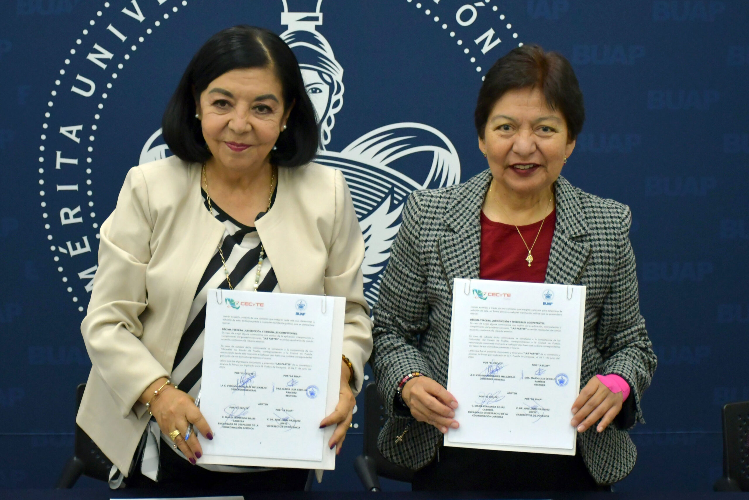 BUAP firma convenio de colaboración con el Colegio de Estudios Científicos y Tecnológicos del Estado de Puebla