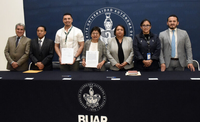 BUAP firma convenio con IMSS Bienestar federal y Servicios de Salud de Puebla
