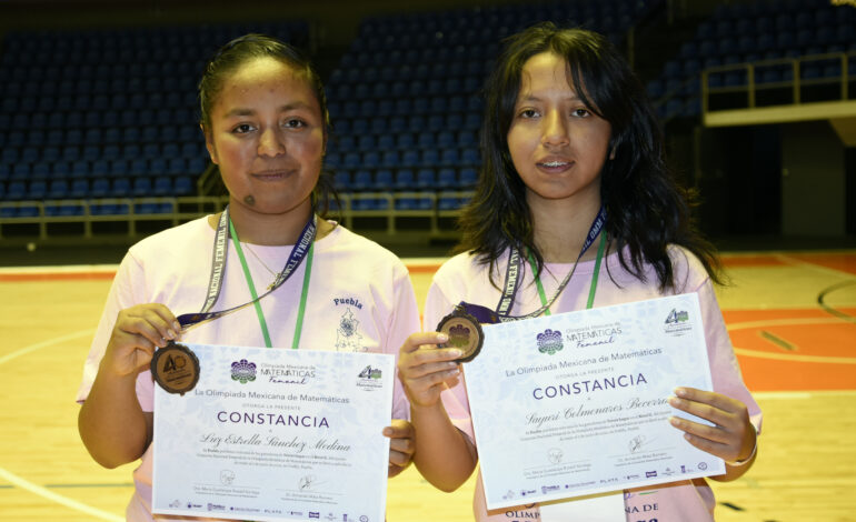 Estudiantes BUAP obtienen bronce en Concurso Nacional Femenil de la Olimpiada Mexicana de Matemáticas