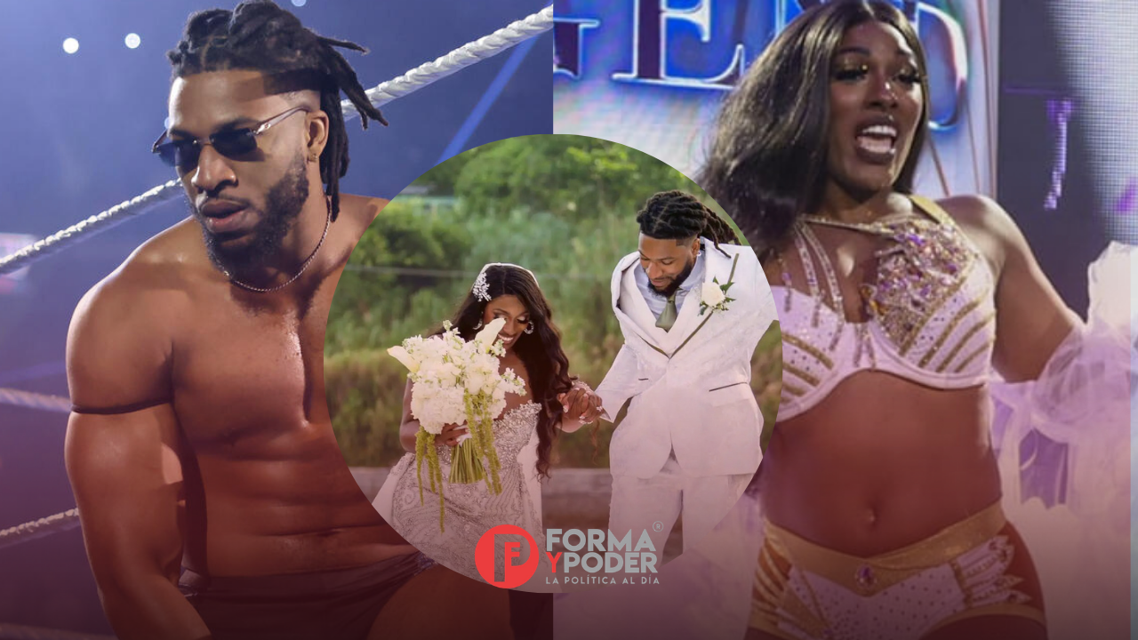 ¡Vivan los novios!: Trick Williams y Lash Legend contraen matrimonio