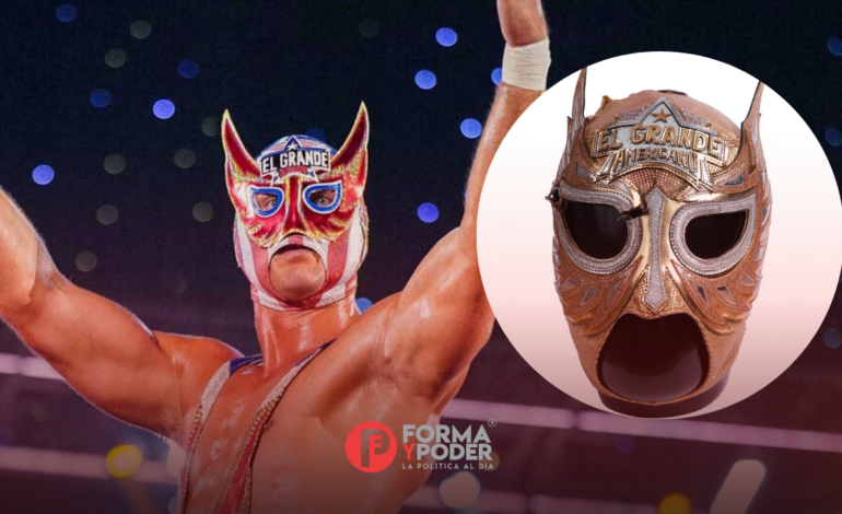 La máscara que usó el Grande Americano en “Noche de los Grandes” supera los $50,000 dólares en subasta