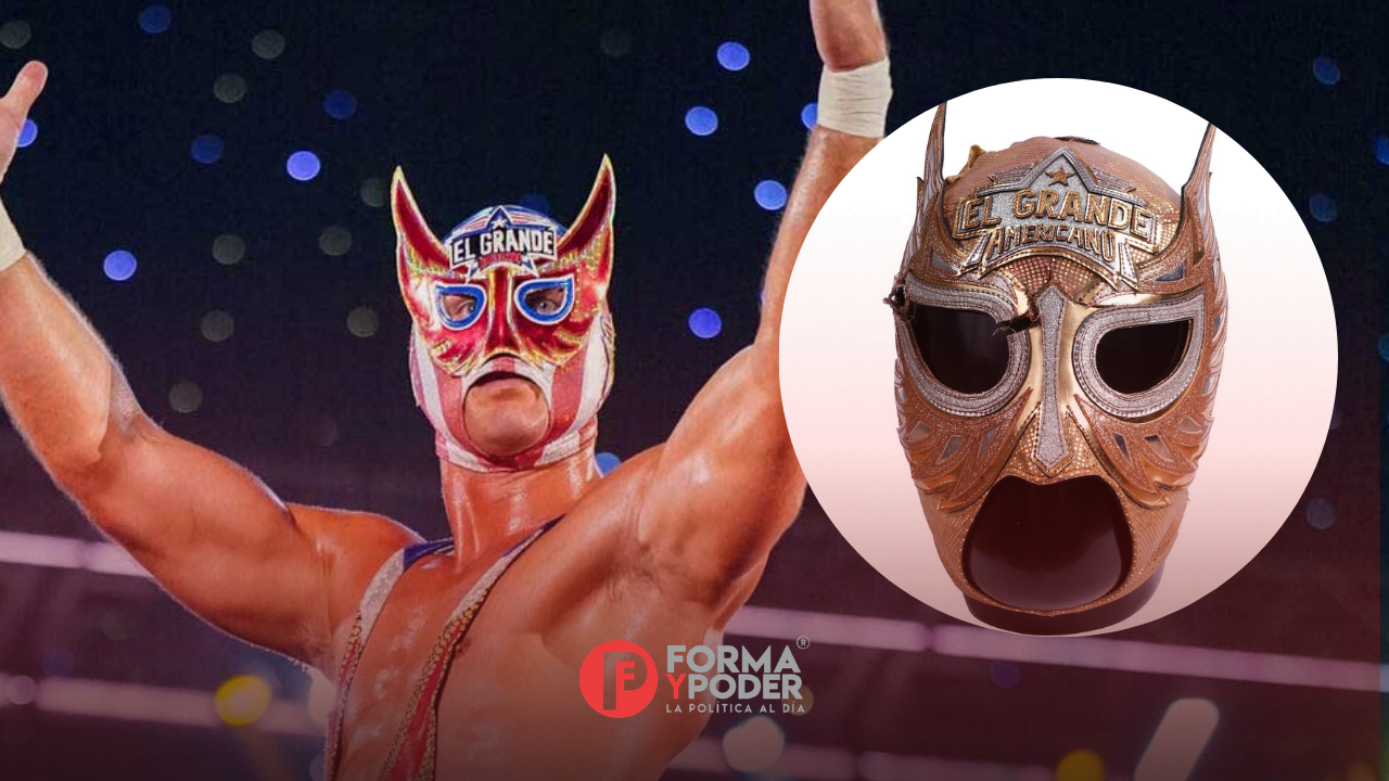 La máscara que usó el Grande Americano en “Noche de los Grandes” supera los $50,000 dólares en subasta