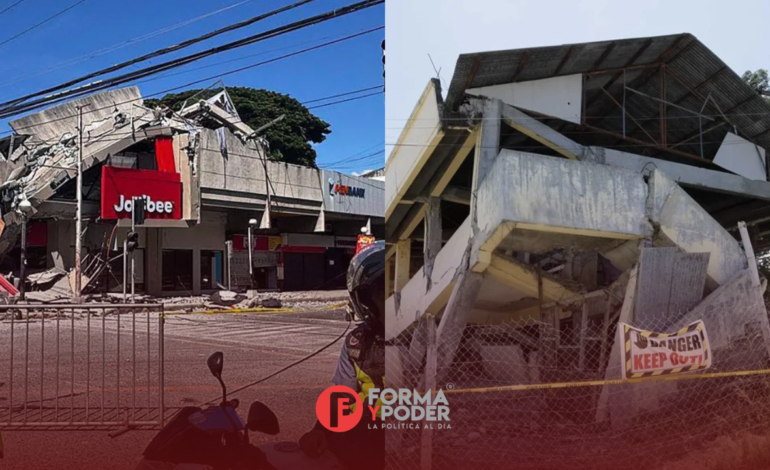 Terremoto de magnitud 7,8 deja al menos 35 muertos al sur de Filipinas