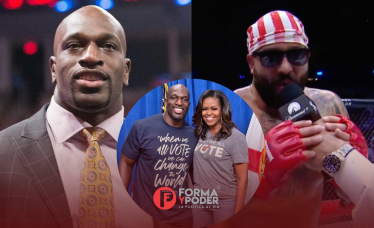 El embajador global de WWE Titus O’Neil defiende a Michelle Obama tras ser llamada «hombre» por peleador de UFC