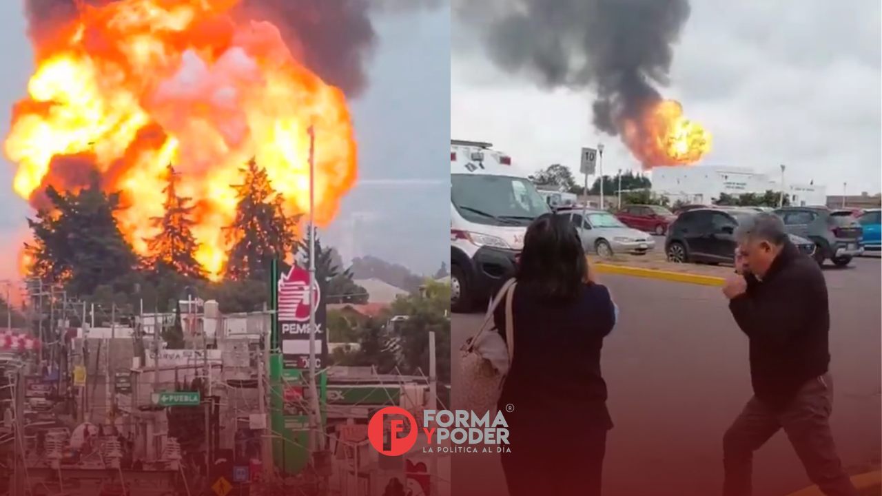 Explosión de pipa de gas en Tepeaca provoca evacuación de más de mil alumnos y trabajadores de una escuela cercana