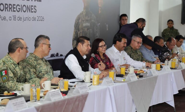 Alejandro Armenta encabeza la Mesa de Paz en la Sierra Norte