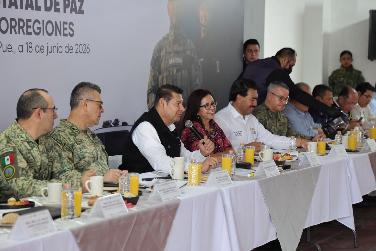 Alejandro Armenta encabeza la Mesa de Paz en la Sierra Norte