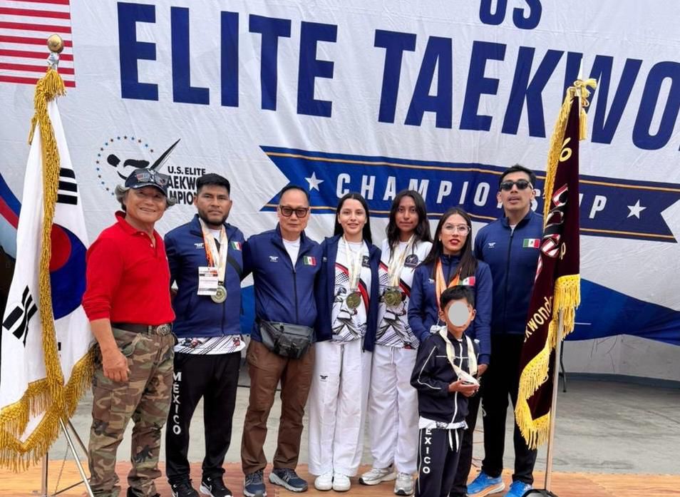 Atletas Poblanos destacan en torneo en torneo internacional de Taekwondo en California