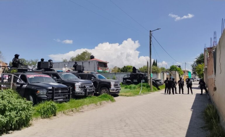 Operativo en Tepeaca permite asegurar inmueble y pipas vinculadas con el robo de combustible