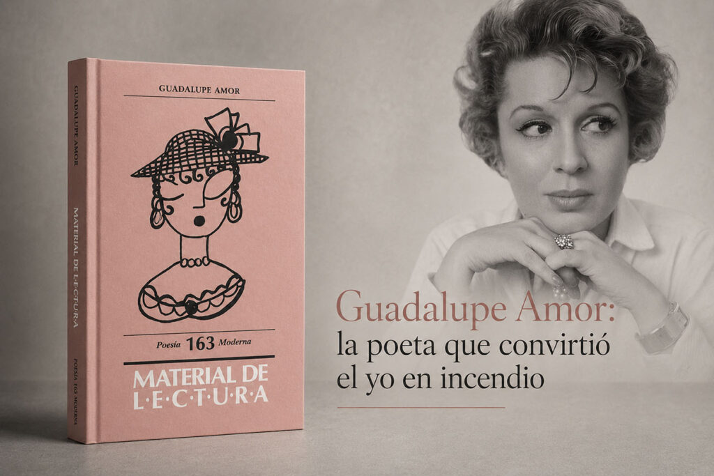 Guadalupe Amor: la poeta que convirtió el yo en incendio