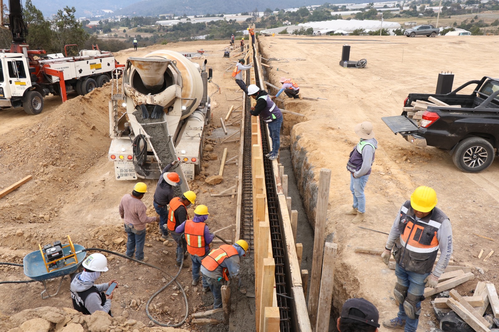Secretaría de Infraestructura avanza en la construcción del CITRAA en Aquixtla