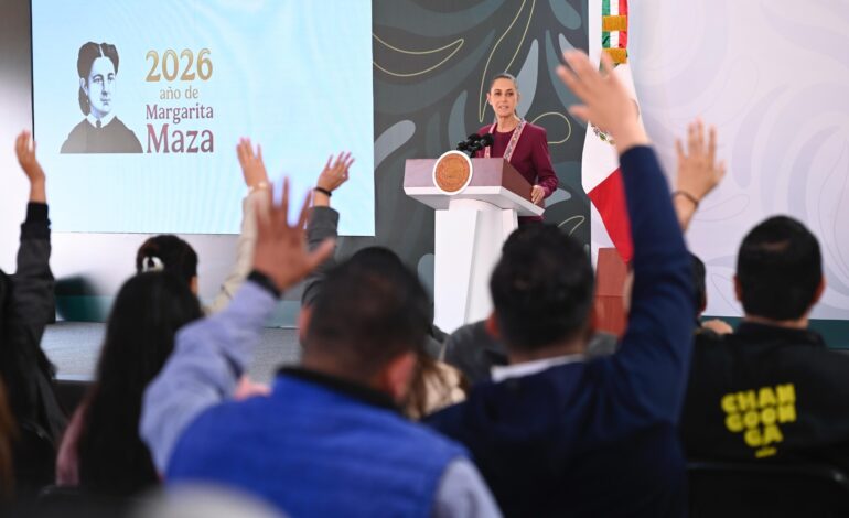 Claudia Sheinbaum da a conocer avances de los 12 ejes del Plan Michoacán por la Paz y la Justicia
