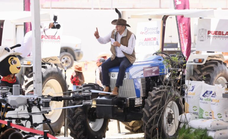 Seguridad y revolución del campo para Chignahuapan; gobierno estatal fortalece desarrollo regional