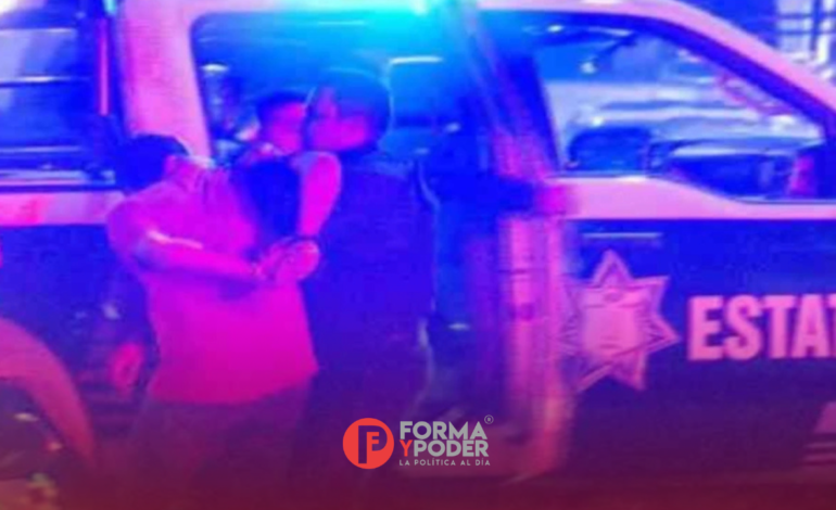 Persecución en el Centro Histórico de Puebla deja tres detenidos