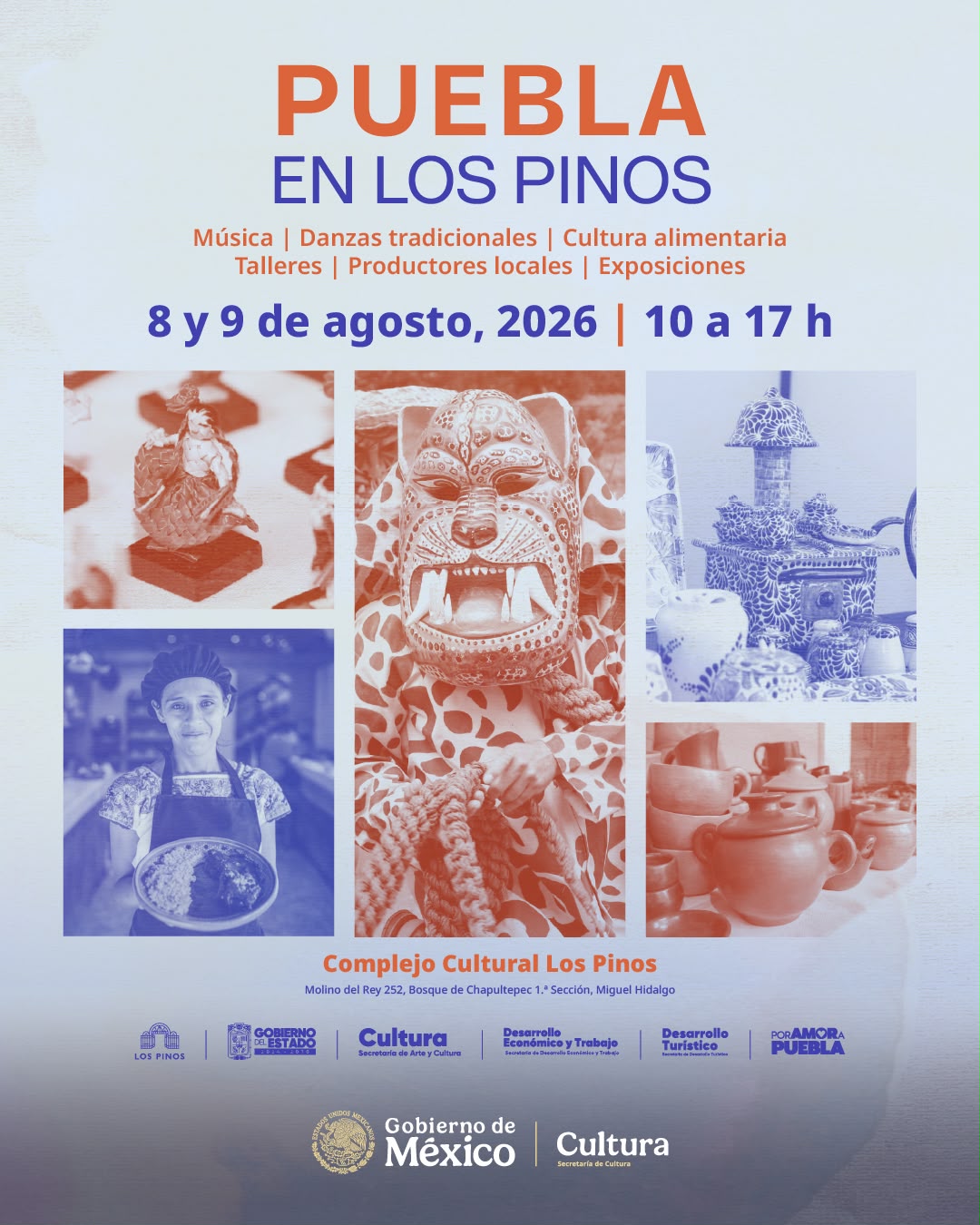 “Puebla en Los Pinos” llevará patrimonio cultural a Ciudad de México