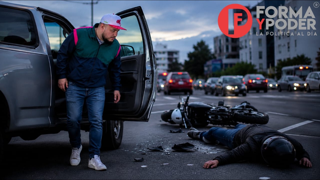 Imprudencia al volante: El choque de Xuxo Dom y un historial que lo condena.
