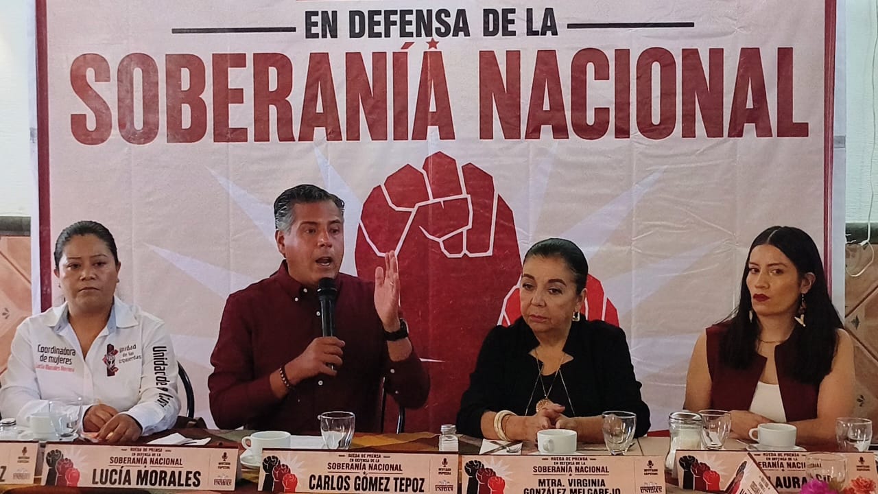 Académicos y fundadores de Morena llaman en Puebla a defender la soberanía nacional