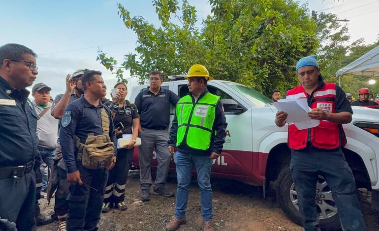 Continúan labores de búsqueda de tres personas desaparecidas en la Gruta de Chichicazapan, en Cuetzalan