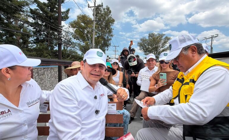 Gobierno de Puebla cumple con la rehabilitación de 5 mil calles