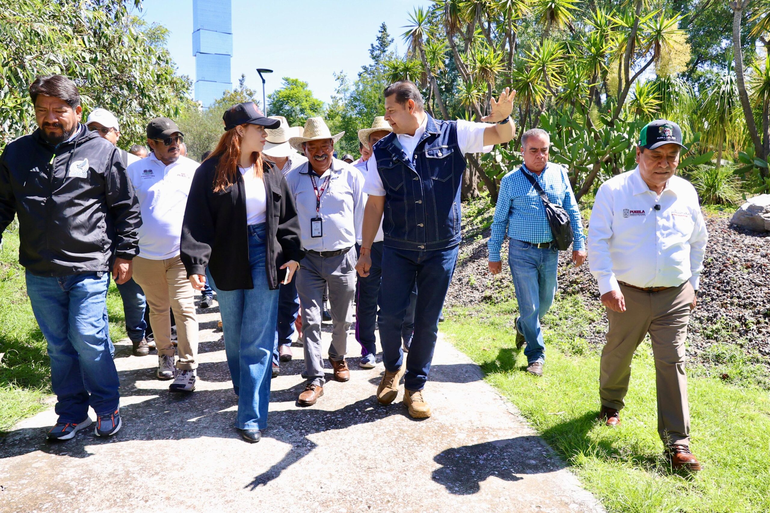 Gobierno de Puebla interviene deslave del Parque Metropolitano