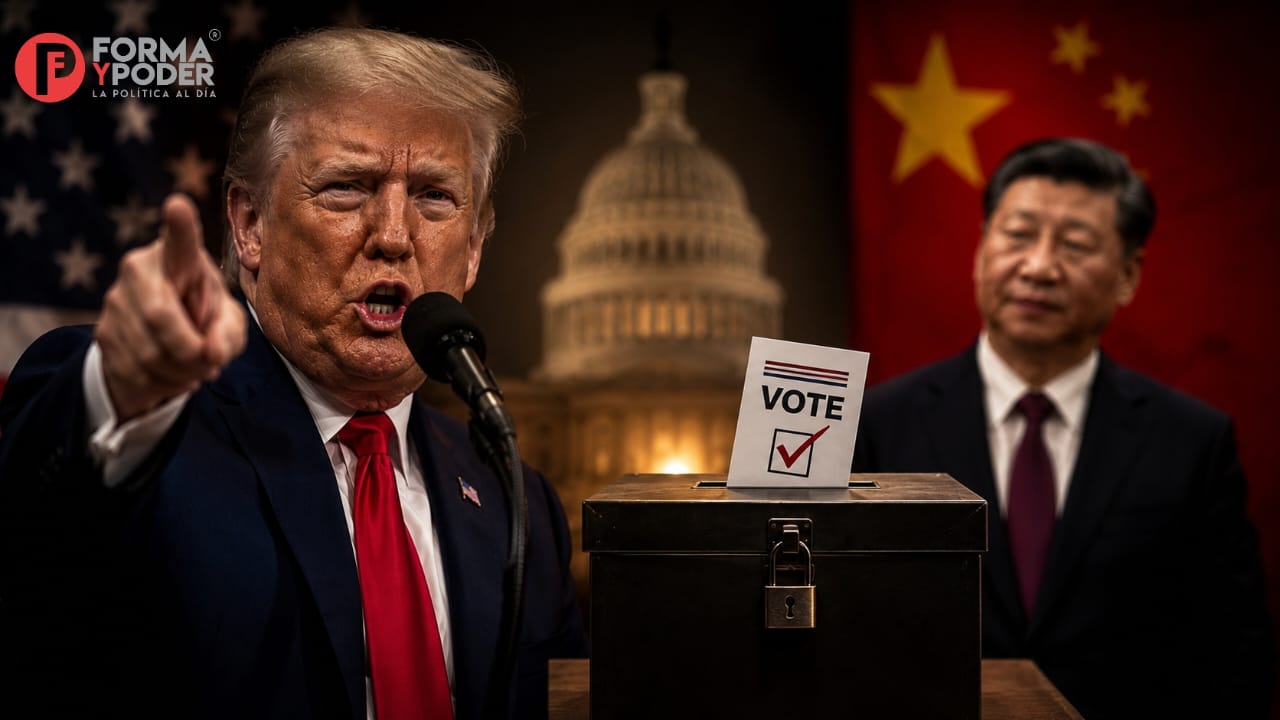 Trump denuncia injerencia y manipulación de China en las elecciones de 2020