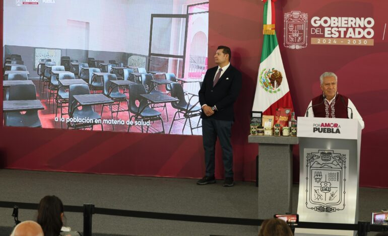 Gobierno de Puebla impulsa inversión de mil 100 millones de pesos en infraestructura educativa
