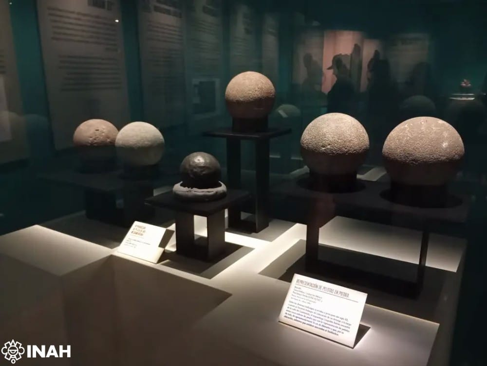 Protegerán las pelotas de hule más antiguas de Mesoamérica
