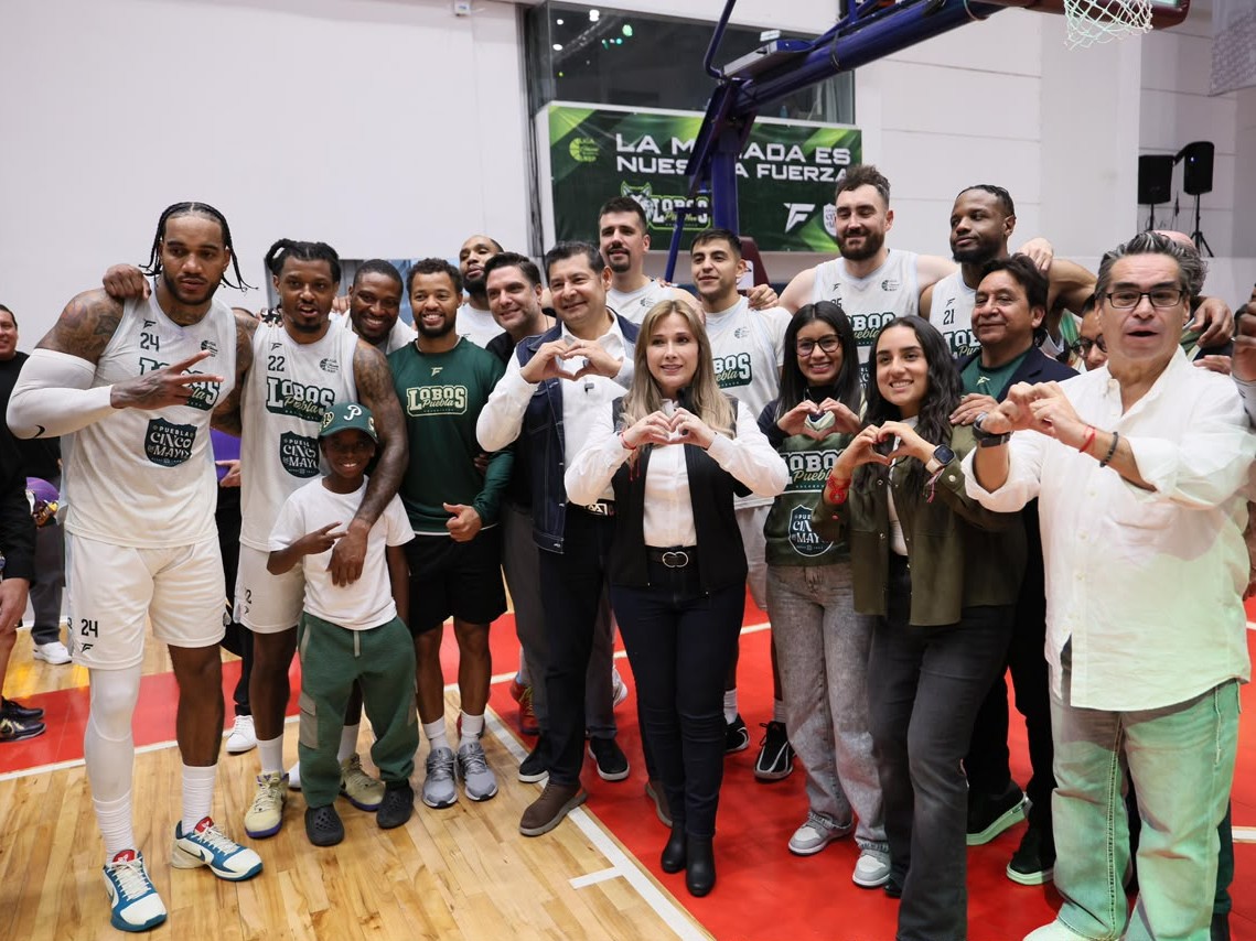 Con Lobos Puebla, promueven el básquetbol profesional