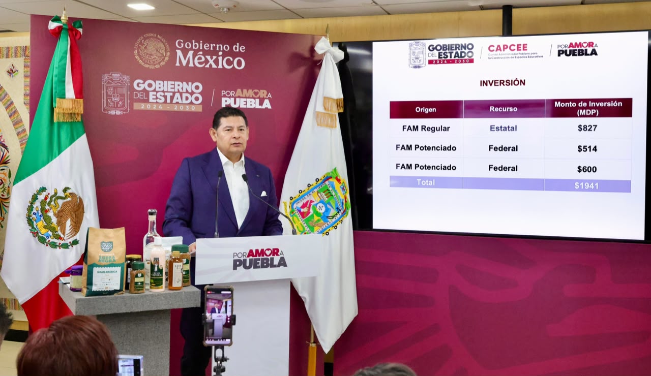 Anuncia Alejandro Armenta inversión cercana a 2 mil millones de pesos en  infraestructura educativa