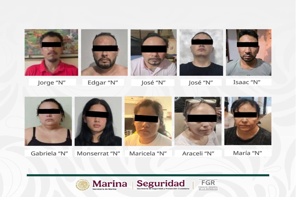 Cae presunto operador del CJNG, junto con nueve personas más en Nayarit