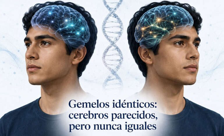 Gemelos idénticos: cerebros parecidos, pero nunca iguales