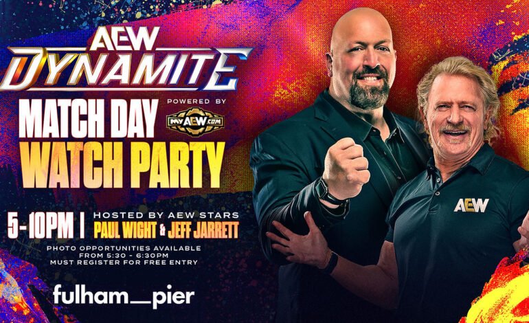 AEW anuncia un evento especial como parte de la semana AEW All In: London