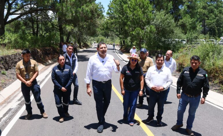 Gobierno estatal impulsa movilidad, turismo y seguridad con camino San Nicolás-Amecameca