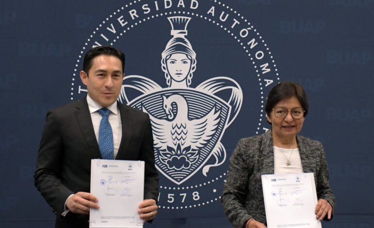 Firman convenio la BUAP y la Auditoría Superior del Estado de Puebla