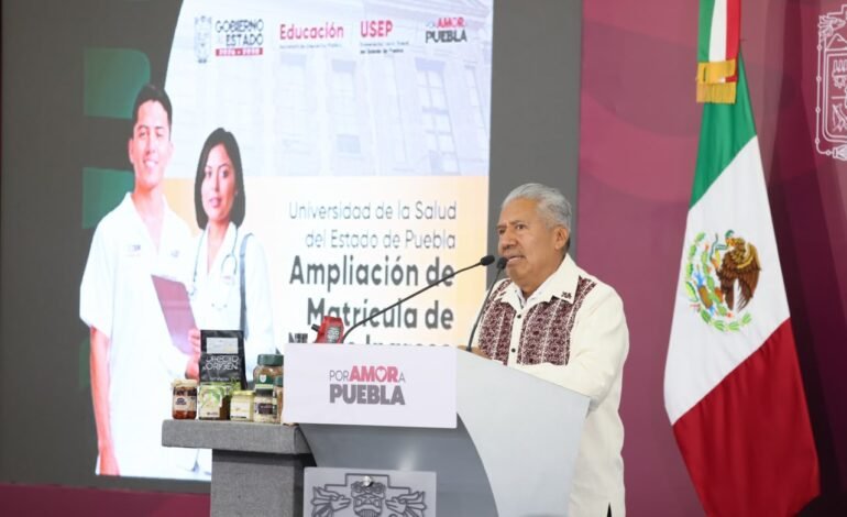Gobierno de Puebla reporta histórico aumento del 476% en educación superior estatal