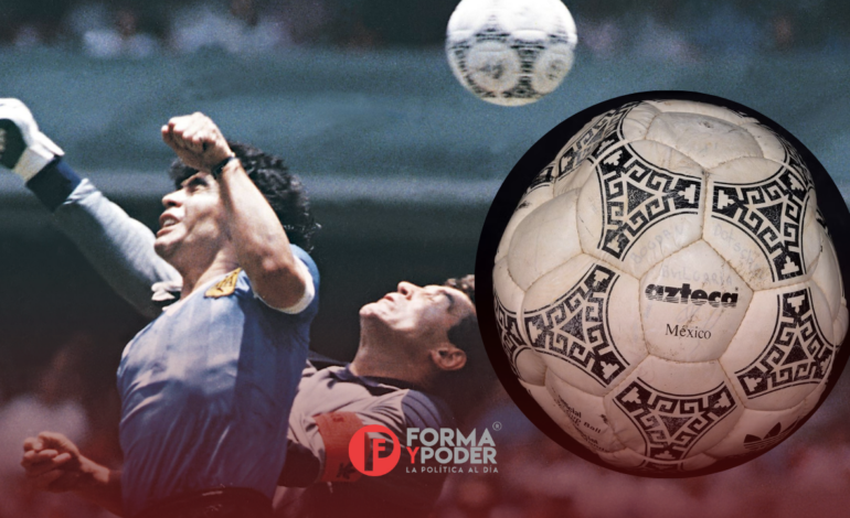 Subastan por 3.3 millones de dólares el balón de la «Mano de Dios»