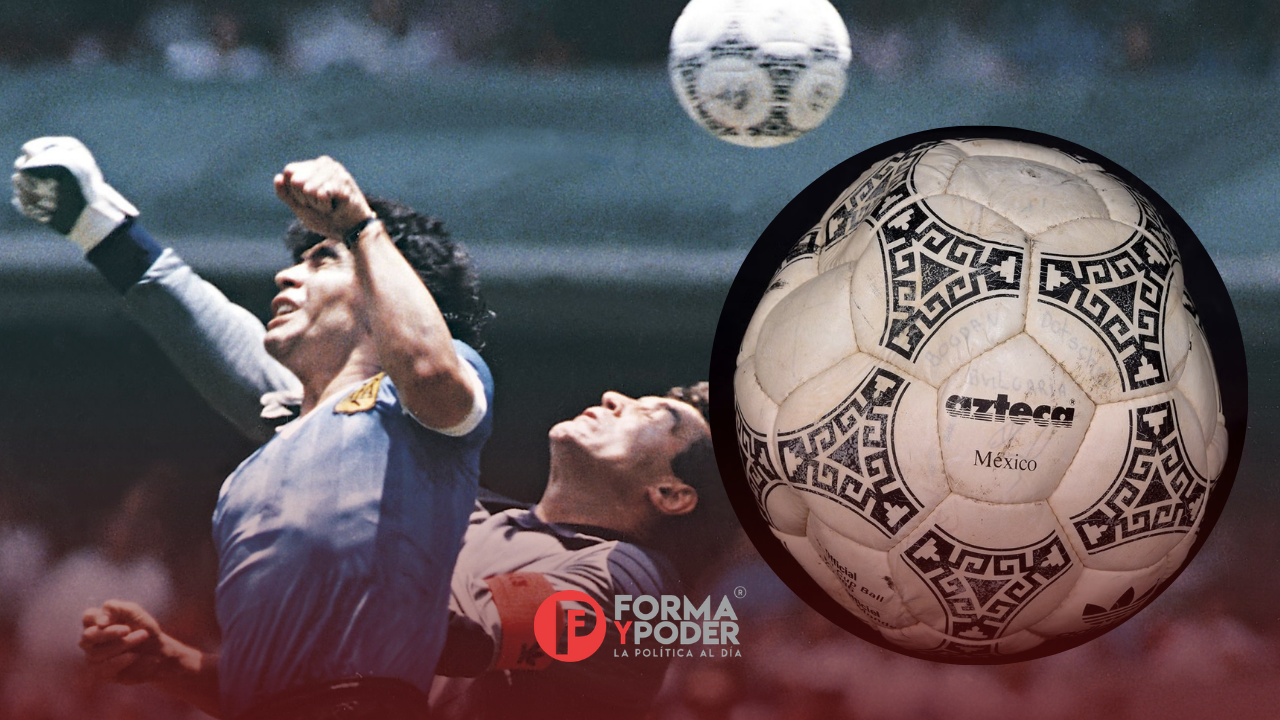 Subastan por 3.3 millones de dólares el balón de la «Mano de Dios»