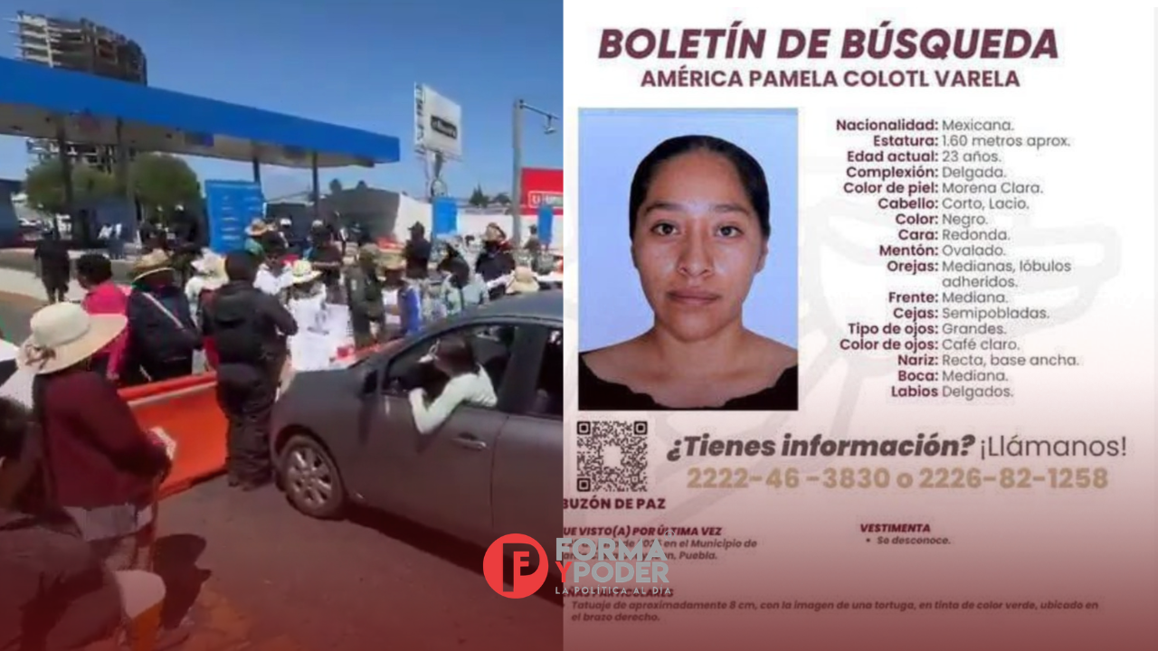 Manifestantes bloquean la Vía Atlixcáyotl; exigen la búsqueda de América Pamela Colotl